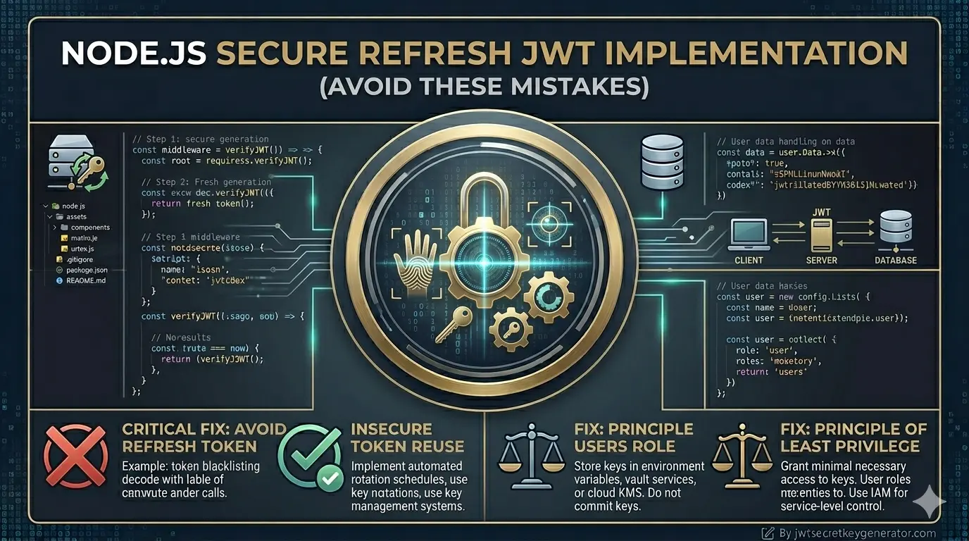 Secure JWT Refresh Token Implementation in Node.js