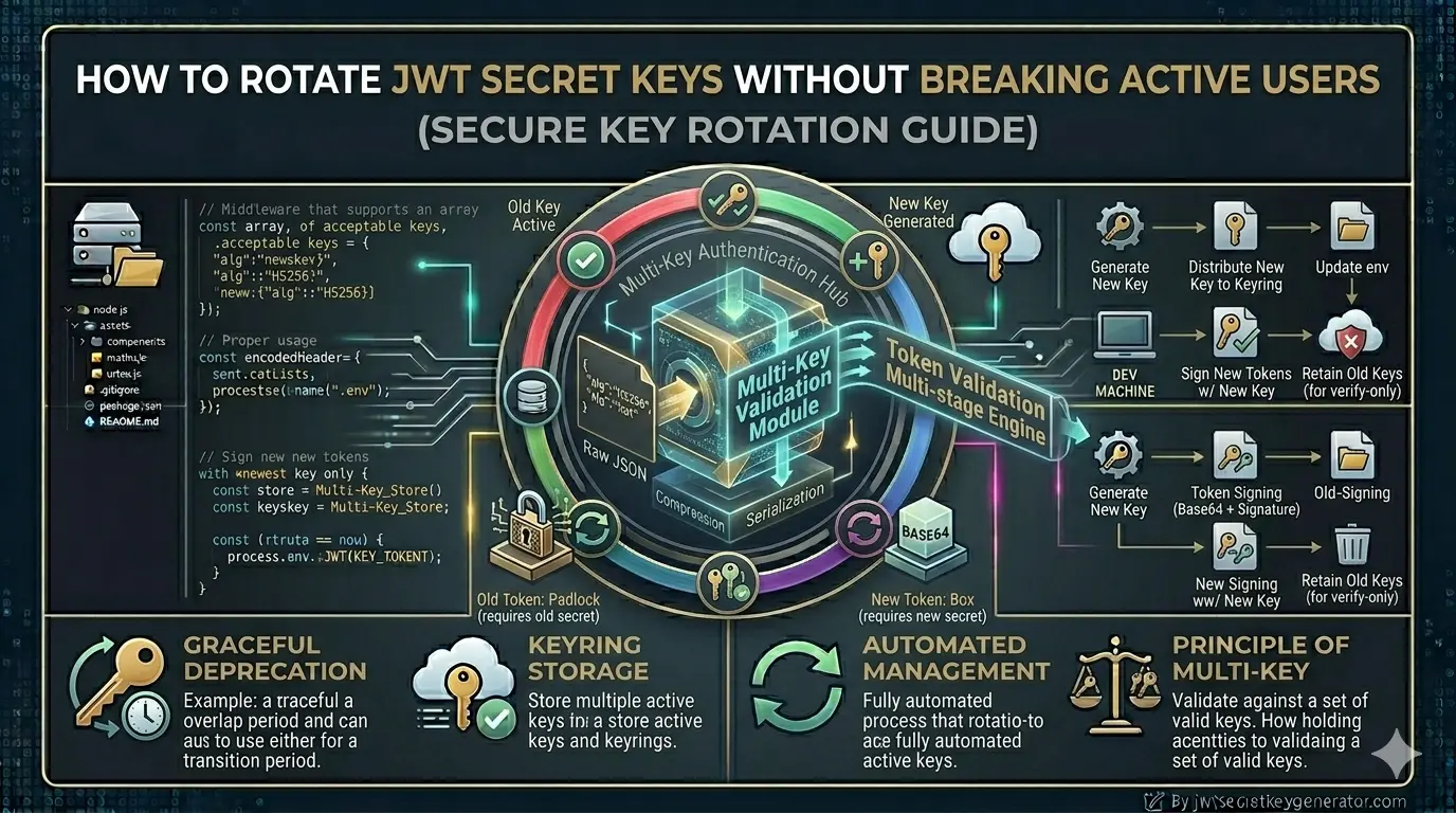 How to Rotate JWT Secret Keys Without Breaking Active Users