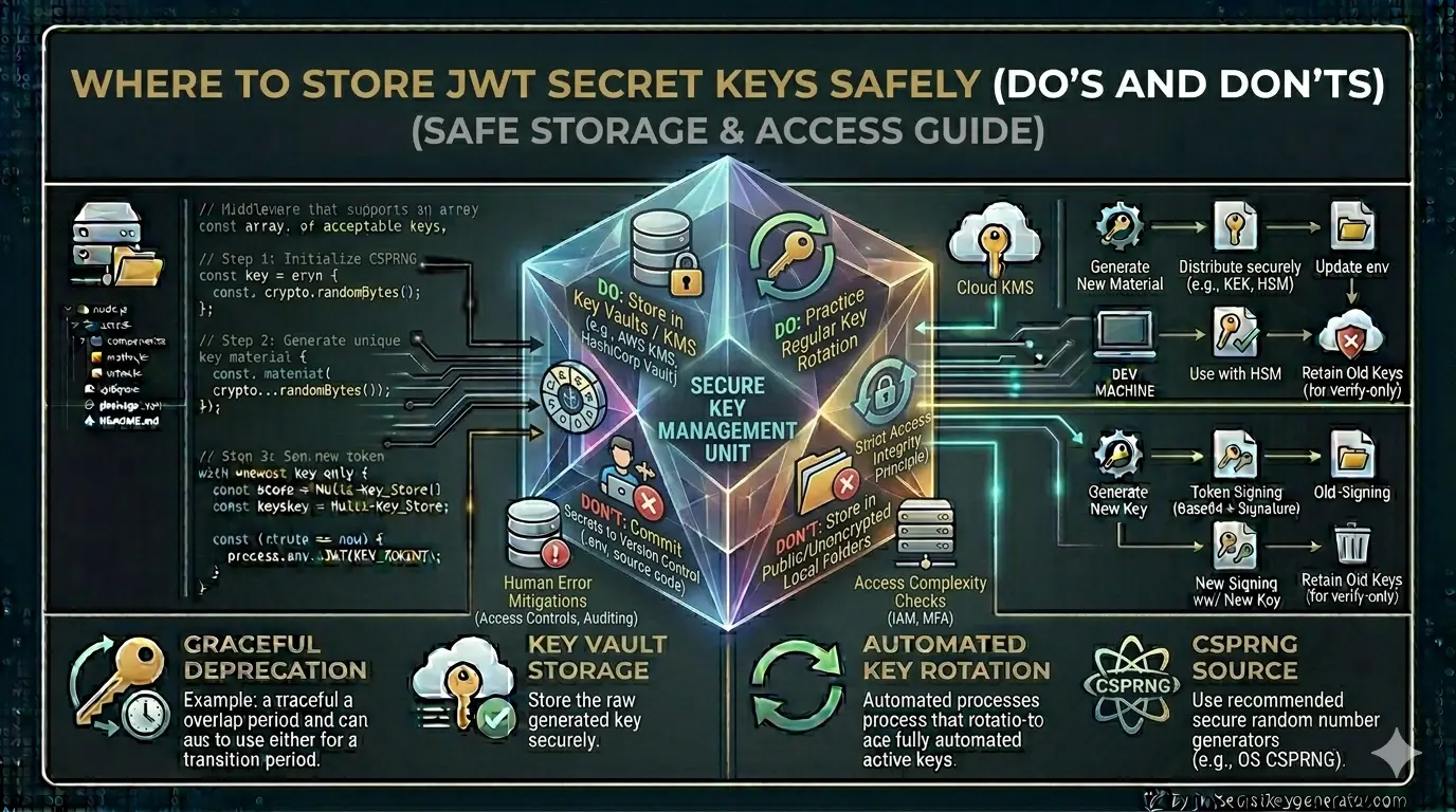 Where to Store JWT Secret Keys Safely